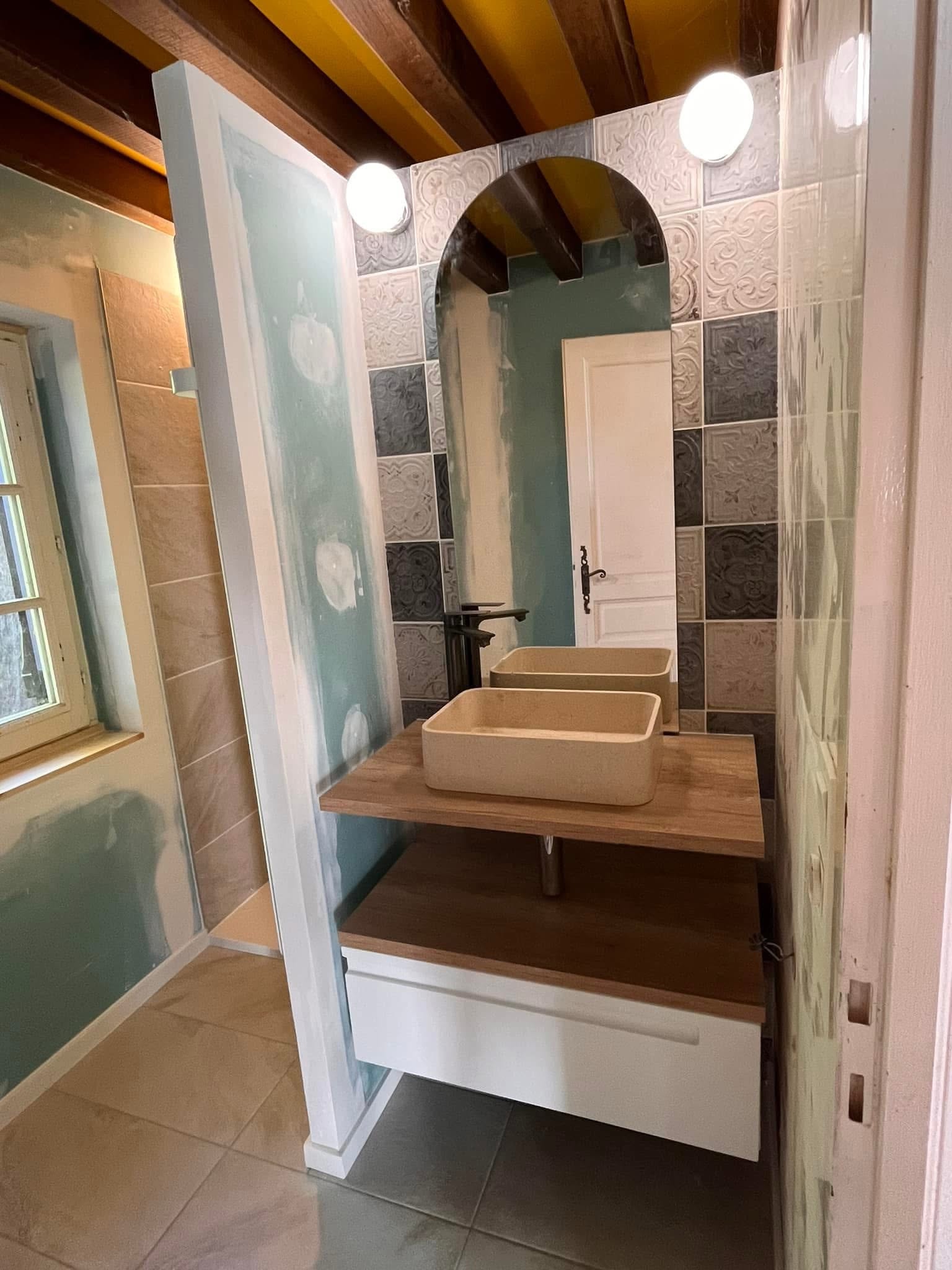 Salle de bain rénovée photo 8